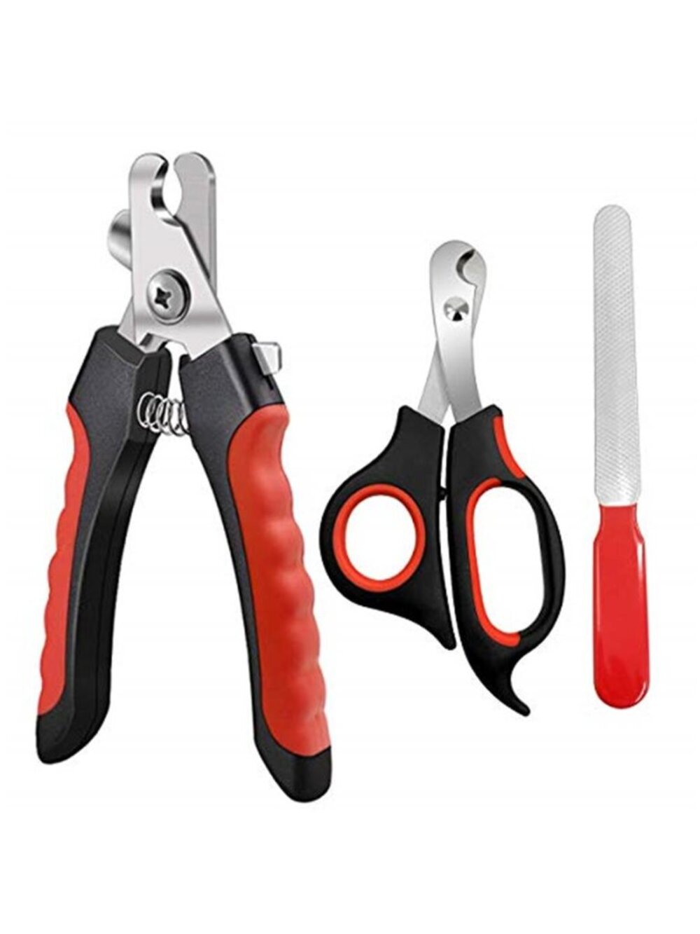 Pet Nail Clippers and Trimmers Set Safety Guard to Avoid Over Cutting Razor